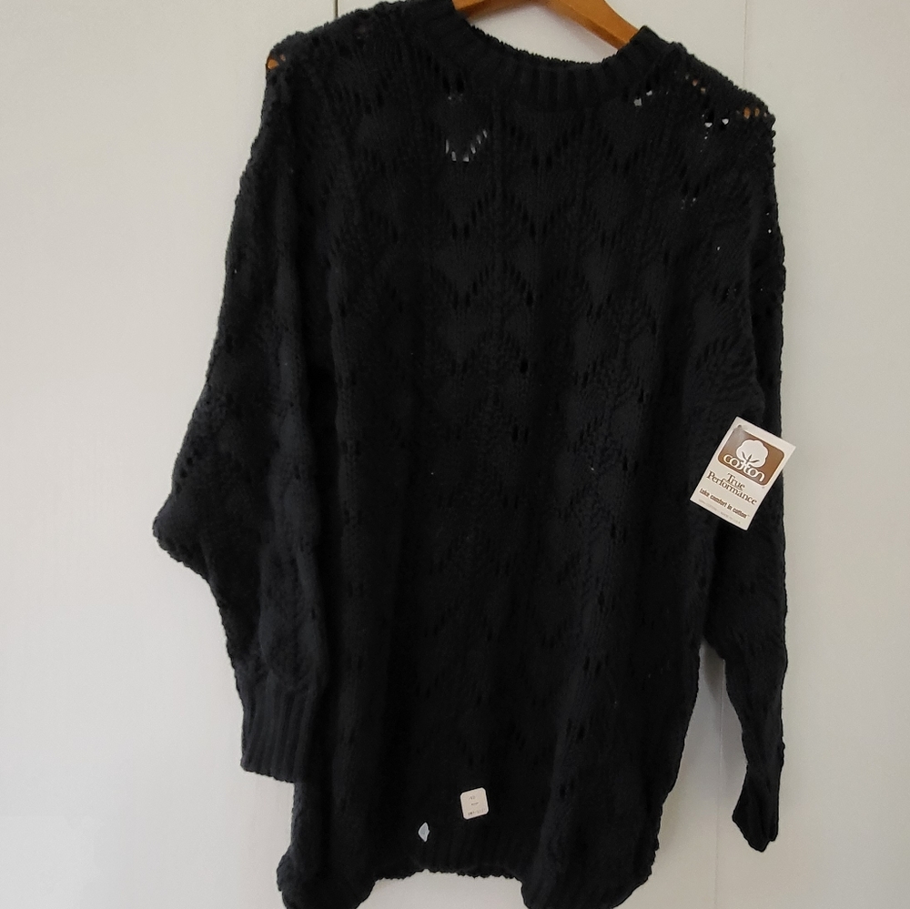 NWT Zero II Sixty Oversized Cotton Sweater Sz OS